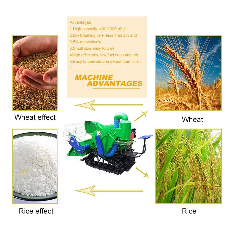 Small combine harvester Small combine harvester