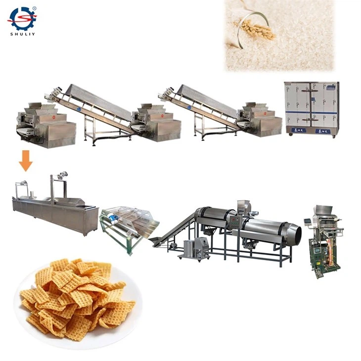 rice crust processing line