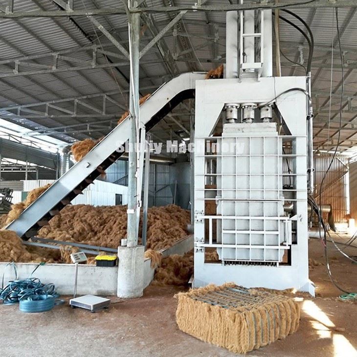 Coco Peat Block Machine