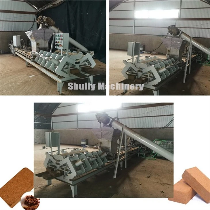 Coco Peat Block Machine