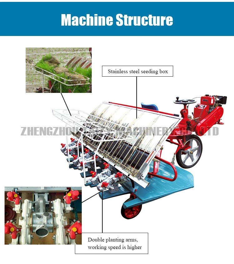 6 row paddy transplanter 6 row paddy transplanter