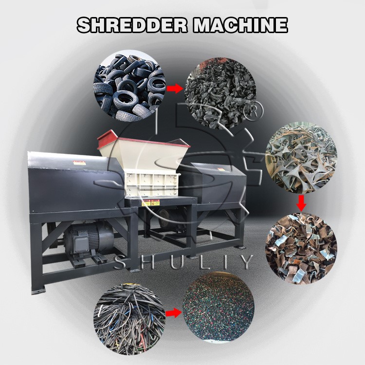waste shredder machine waste shredder machine